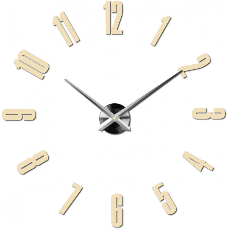 Ceas de perete adeziv, ceas de lux pe stent, ceas din plastic