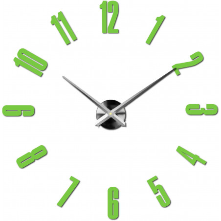 Ceas de perete adeziv, ceas de lux pe stent, ceas din plastic