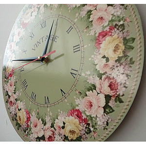 Ceas de perete modern, ceas de perete din lemn, placaj 2