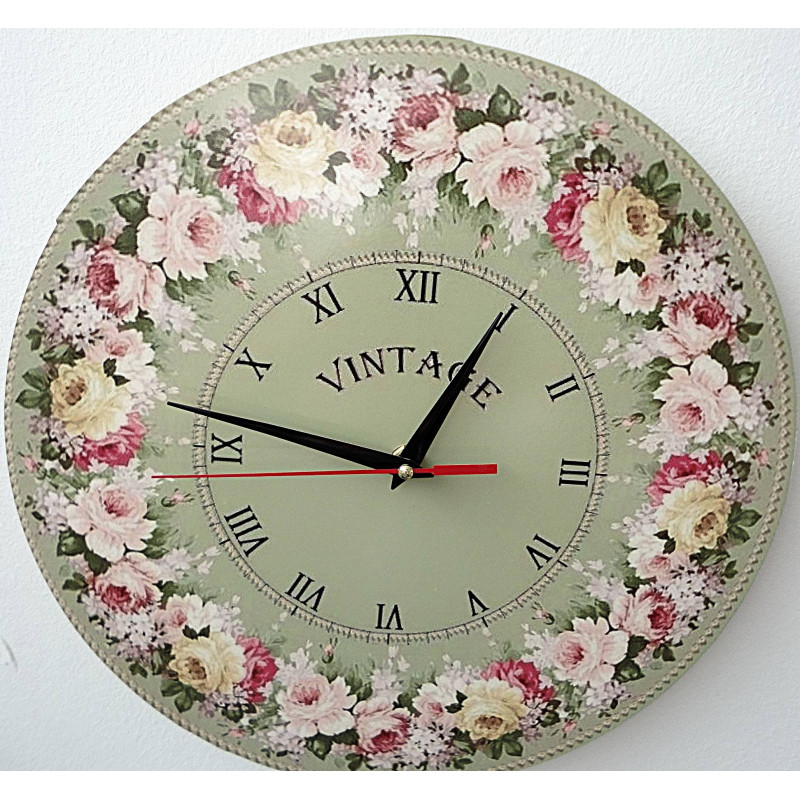 Ceas de perete modern, ceas de perete din lemn, placaj