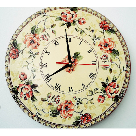 Ceas de perete modern, ceas de perete din lemn, placaj