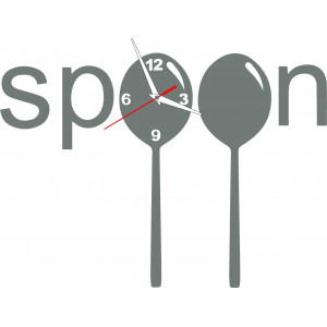 Ceas modern pe un perete realizat din material plastic. Productie proprie, X-Momo 2