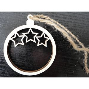 Ornamente din lemn și plastic, ornamente de Crăciun, accesorii vintage din lemn 2