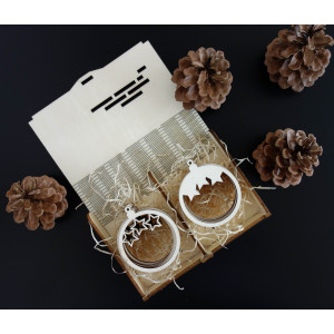 Ornamente din lemn și plastic, ornamente de Crăciun, accesorii vintage din lemn 2