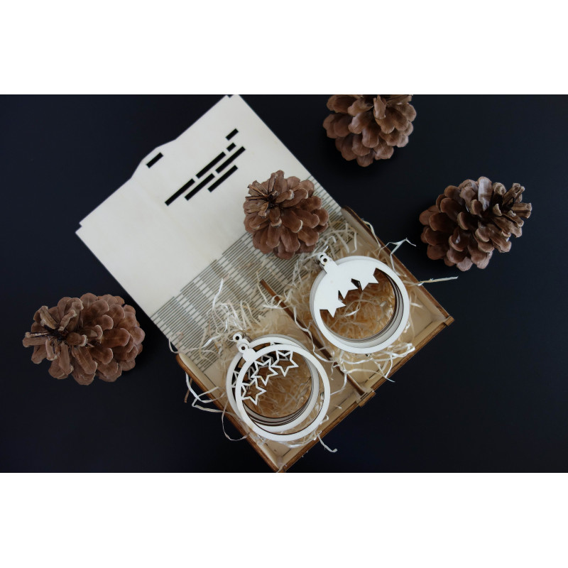 Dimensiuni de ornamente, ornamente de Crăciun, accesorii din lemn, ornamente din lemn și plastic