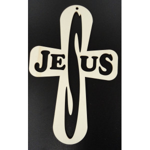 Cruce de lemn Isus 2