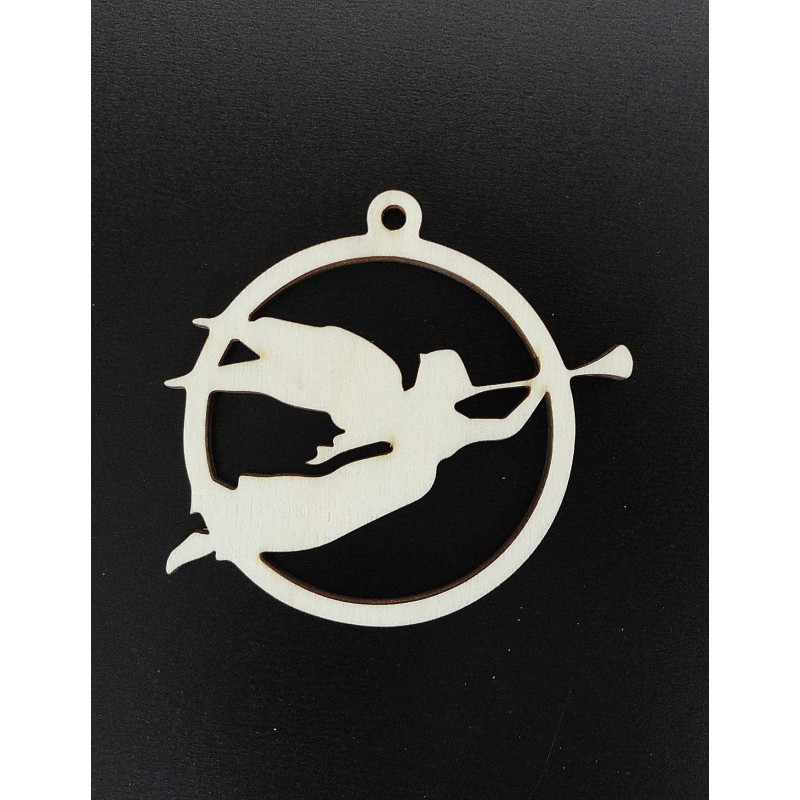 Ornamente din lemn și plastic, ornamente de Crăciun, accesorii vintage din lemn