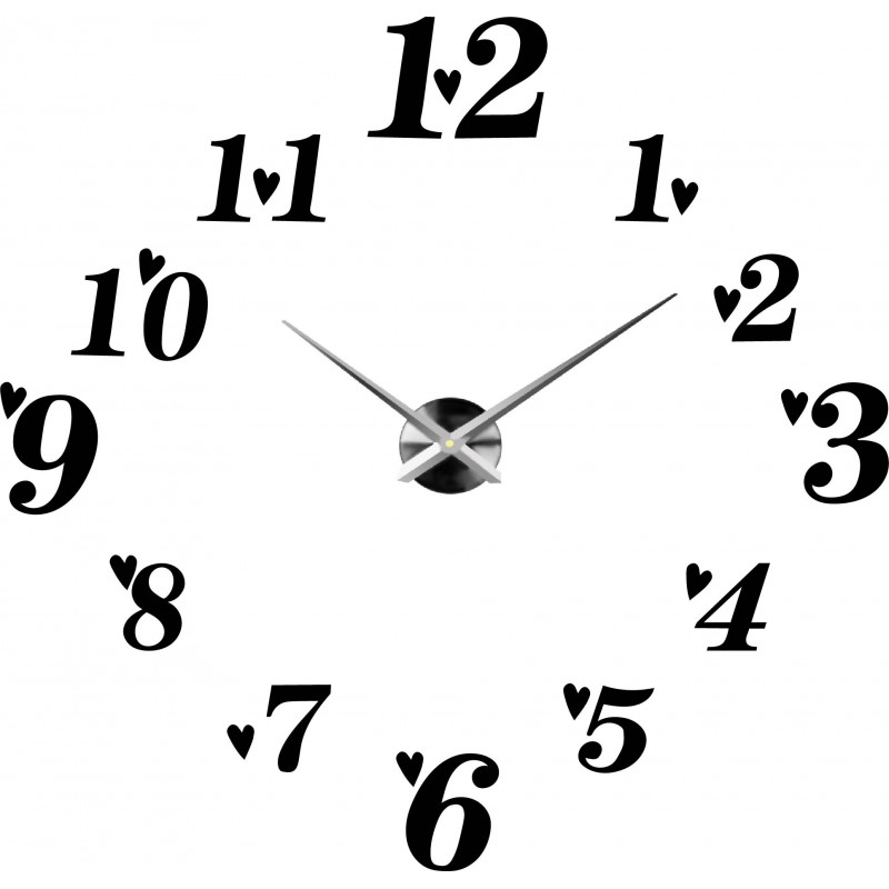 Ceas de perete adeziv, ceas de lux pe stent, ceas din plastic