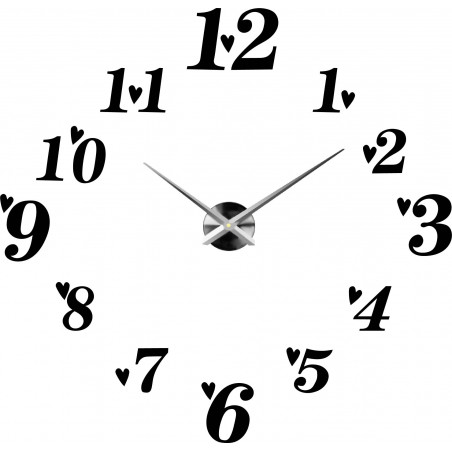 Ceas de perete adeziv, ceas de lux pe stent, ceas din plastic Ceas de perete adeziv, ceas de lux pe stent, ceas din plastic