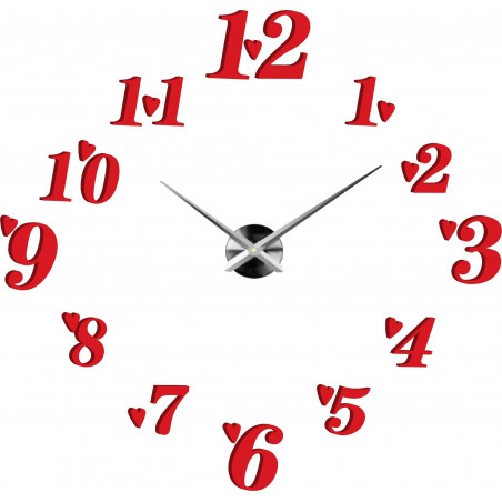 Ceas de perete adeziv, ceas de lux pe stent, ceas din plastic Ceas de perete adeziv, ceas de lux pe stent, ceas din plastic