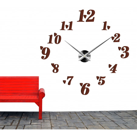 Ceas de perete adeziv, ceas de lux pe stent, ceas din plastic Ceas de perete adeziv, ceas de lux pe stent, ceas din plastic