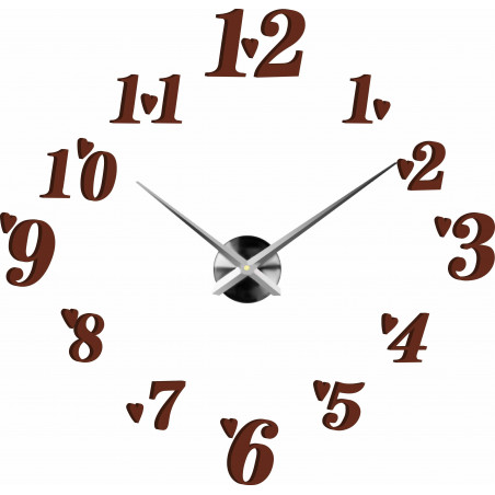 Ceas de perete adeziv, ceas de lux pe stent, ceas din plastic Ceas de perete adeziv, ceas de lux pe stent, ceas din plastic