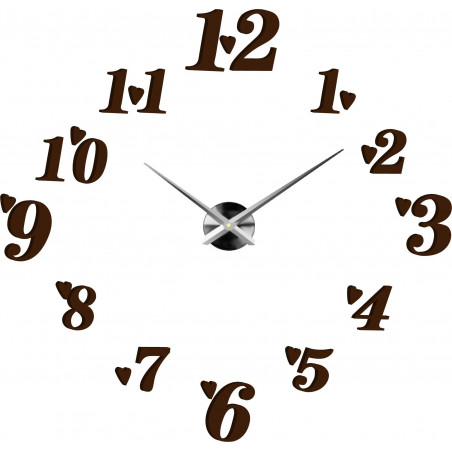 Ceas de perete adeziv, ceas de lux pe stent, ceas din plastic Ceas de perete adeziv, ceas de lux pe stent, ceas din plastic