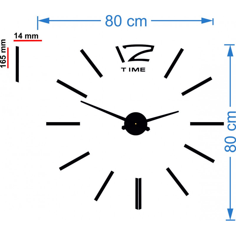 Ceas de perete modern, ceas de perete din lemn, placaj