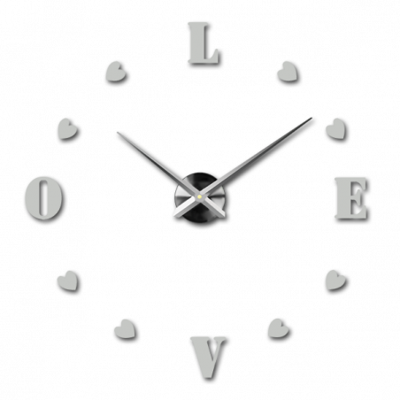 Ceas de perete adeziv, ceas de lux pe stent, ceas din plastic