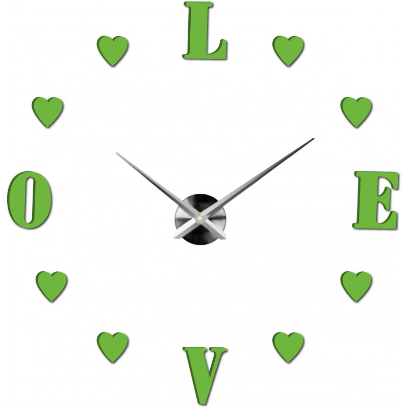 Ceas de perete adeziv, ceas de lux pe stent, ceas din plastic