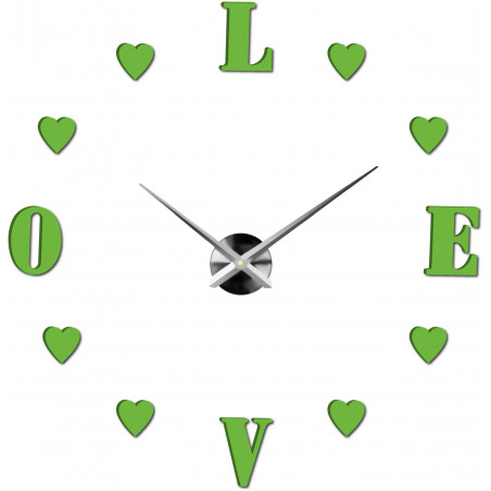 Ceas de perete adeziv, ceas de lux pe stent, ceas din plastic