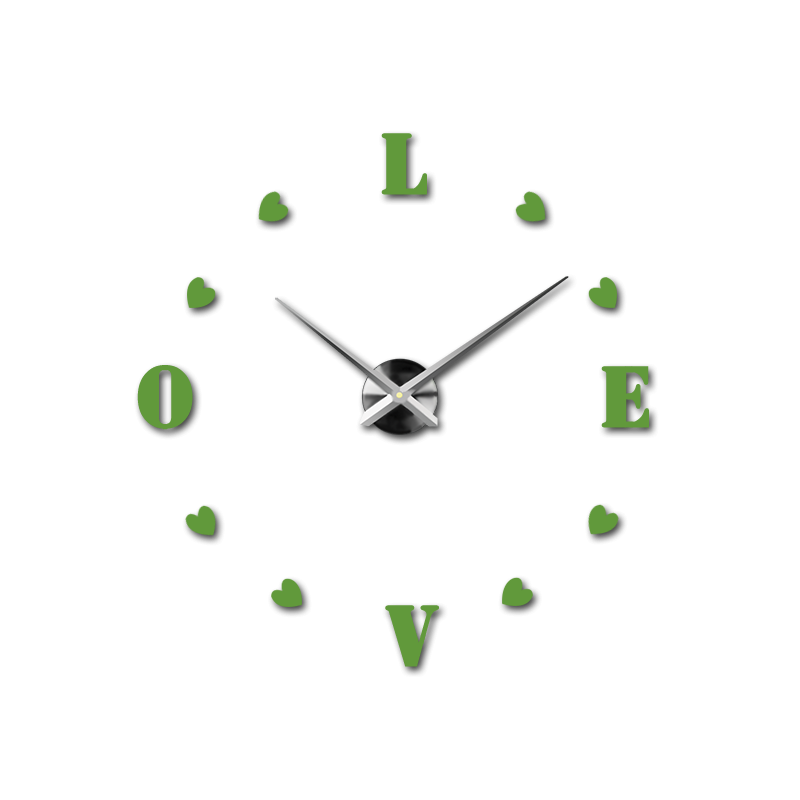 Ceas de perete adeziv, ceas de lux pe stent, ceas din plastic