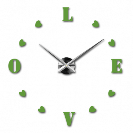 Ceas de perete adeziv, ceas de lux pe stent, ceas din plastic