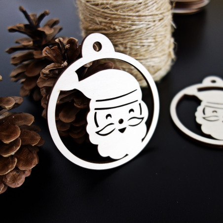 Ornament de Crăciun - Moș Crăciun, dimensiune: 79x90 mm Ornament de Crăciun - Moș Crăciun, dimensiune: 79x90 mm