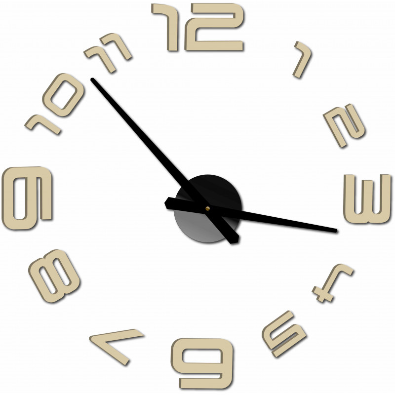 Ceasuri de perete Stick-on, ceasuri de lux stent, ceasuri din plastic