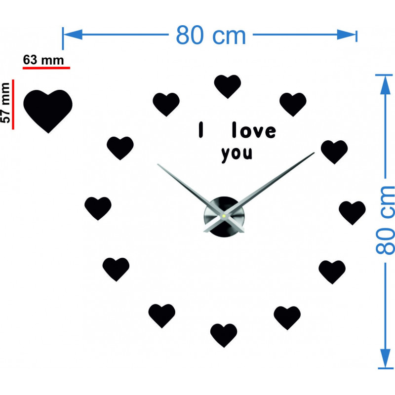 Dimensiunile ceasurilor de perete, designul ceasului de perete