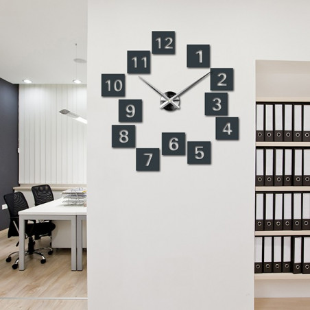 Ceas de perete adeziv, ceas de lux pe stent, ceas din plastic