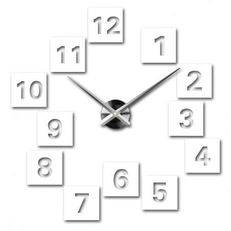 Ceas de perete adeziv, ceas de lux pe stent, ceas din plastic