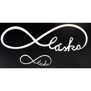 Inscripția de lemn. Iubirea eternă. Dimensiune: 500x 164 mm 2