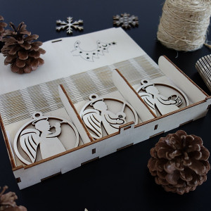 Ornamente pentru pomul de Crăciun, 1 set-18 bucăți 2