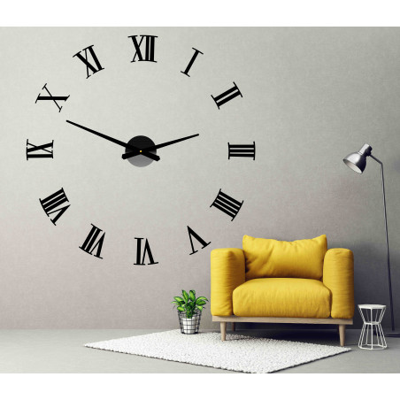 Ceas de perete adeziv Roman plexiglas 2D Ceas de perete adeziv Roman plexiglas 2D