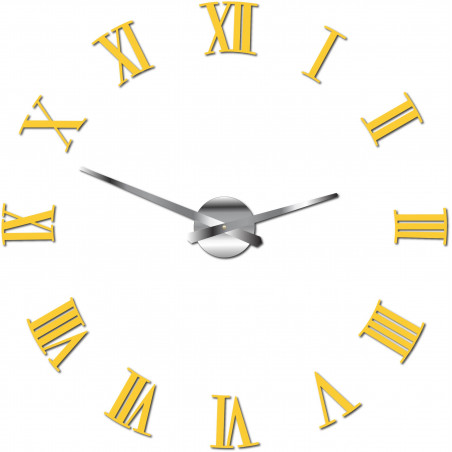 Stick-on ceas de perete Roman 2D plexi
