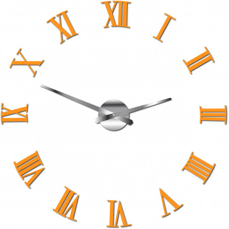 Stick-on ceas de perete Roman 2D plexi