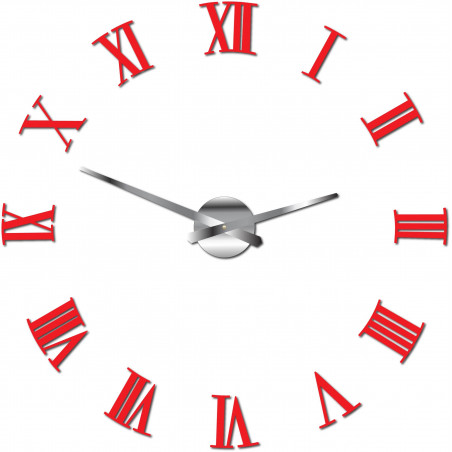 Ceas de perete adeziv Roman plexiglas 2D Ceas de perete adeziv Roman plexiglas 2D