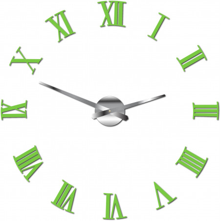 Stick-on ceas de perete Roman 2D plexi