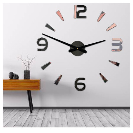 Ceas de perete modern cu stor 2D plexi Ceas de perete modern cu stor 2D plexi