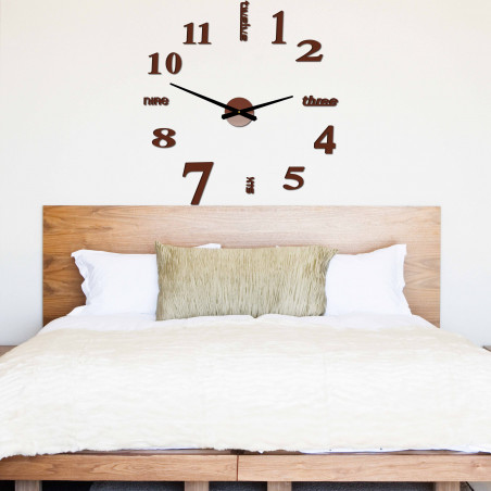 Ceas de perete modern cu șapte oglinzi 2D din plexiglas Ceas de perete modern cu șapte oglinzi 2D din plexiglas