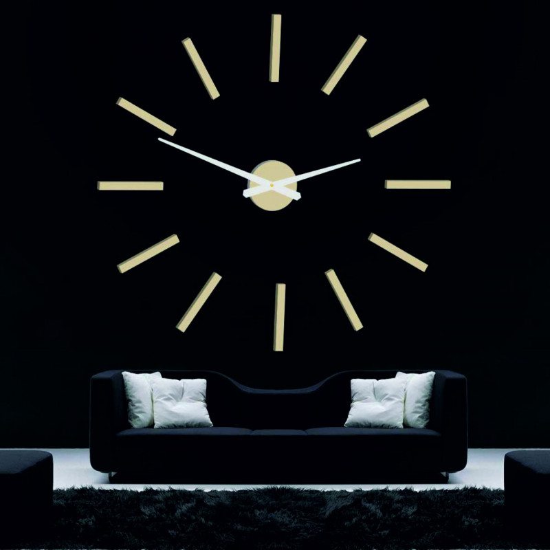 Ceas de perete modern din plexiglas 2D MIRROR