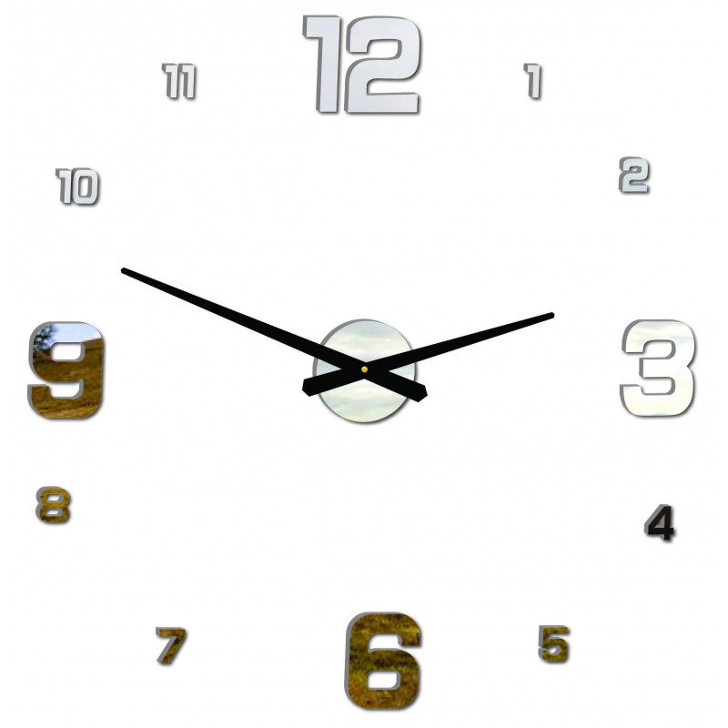 Ceas de perete modern JOLYI FOX Plexi