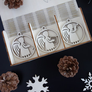 Set de decorațiuni de Crăciun pentru plăcere, 1 set-18 bucăți 2