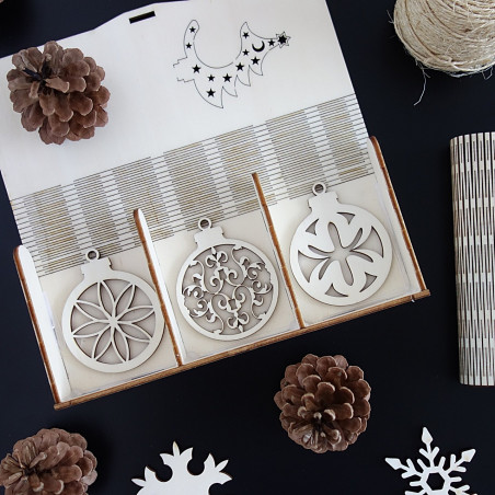 Set de decoratiuni de Crăciun pentru Crăciun, 1 set-18 bucăți