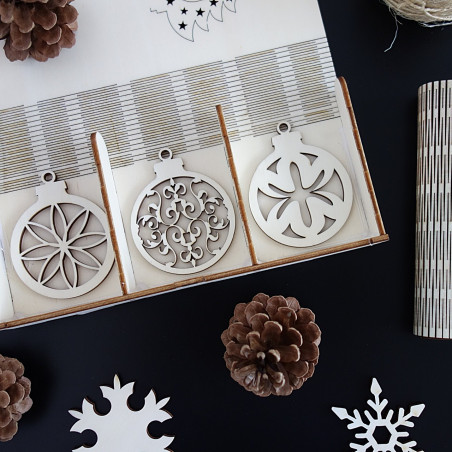 Set de decoratiuni de Crăciun pentru Crăciun, 1 set-18 bucăți