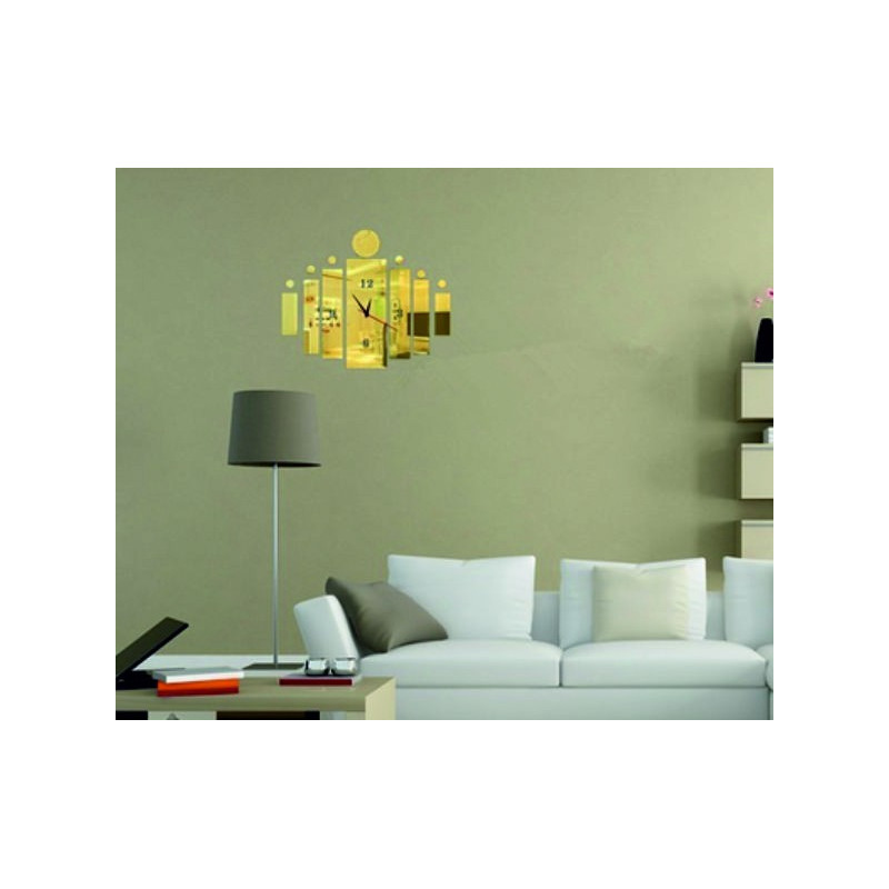 Ceas de perete adeziv HOJOKER DIY, cadou