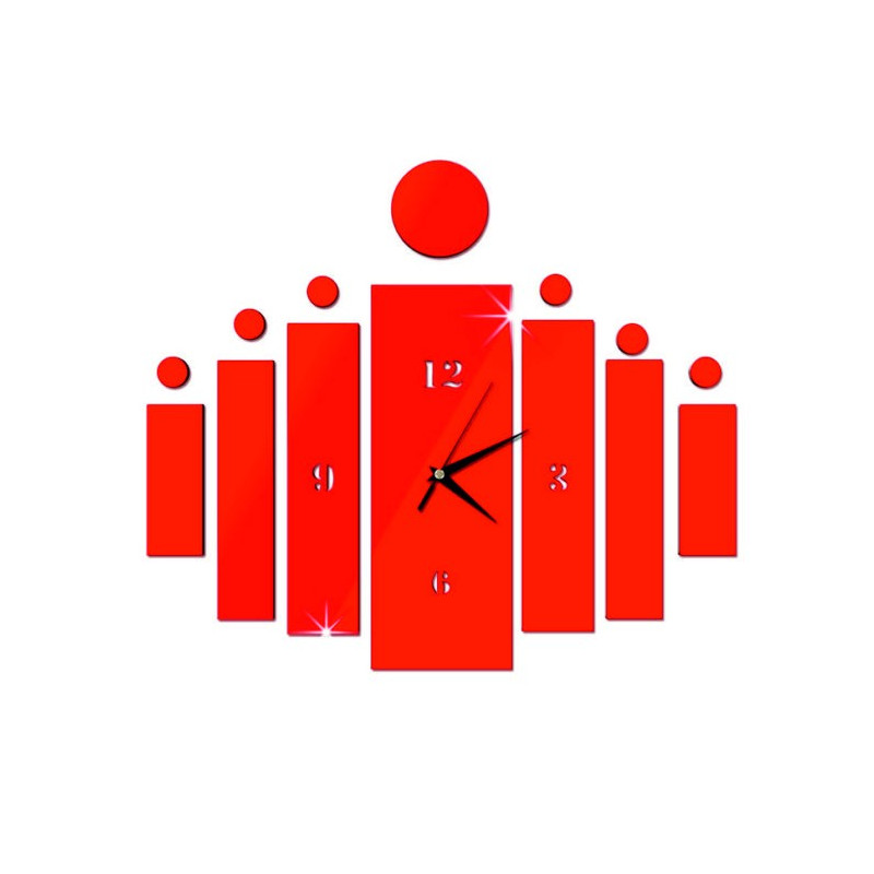 Ceas de perete adeziv HOJOKER DIY, cadou