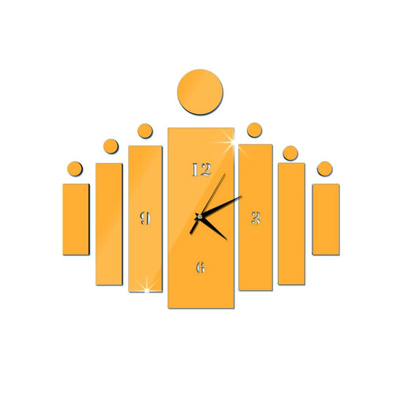 Ceas de perete adeziv HOJOKER DIY, cadou