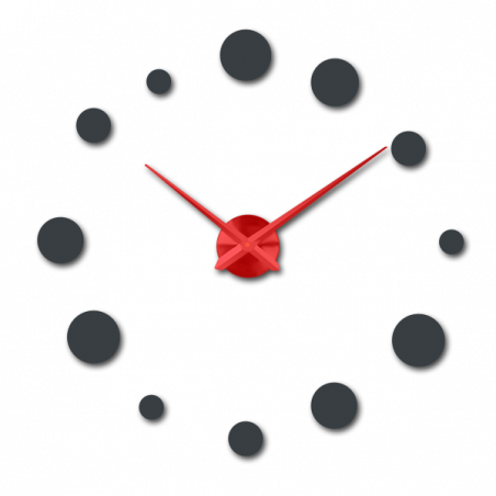 Ceas de perete mare cu punct (ceas de perete modern) DEKORAJ
