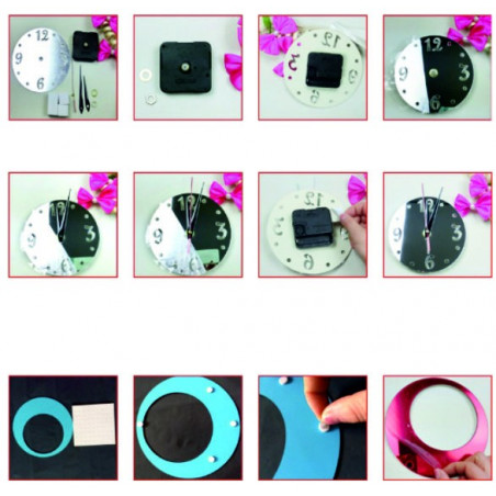 Ceas de perete din plastic în bucătărie APPLE, 35x35 cm Ceas de perete din plastic în bucătărie APPLE, 35x35 cm