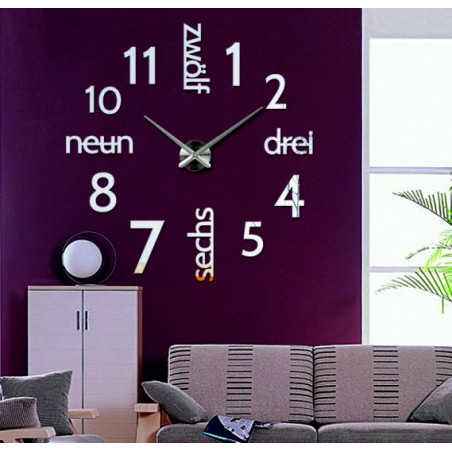 Ceas modern pe perete DIY DRYWALL Ceas modern pe perete DIY DRYWALL