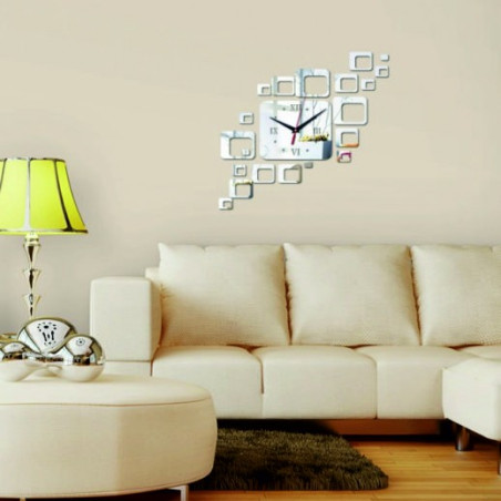 Ceas de perete pătrat modern 50x40 cm FIGARO Ceas de perete pătrat modern 50x40 cm FIGARO