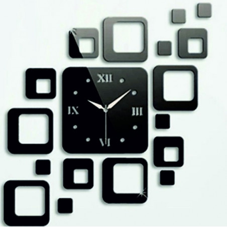 Ceas de perete pătrat modern 50x40 cm FIGARO Ceas de perete pătrat modern 50x40 cm FIGARO